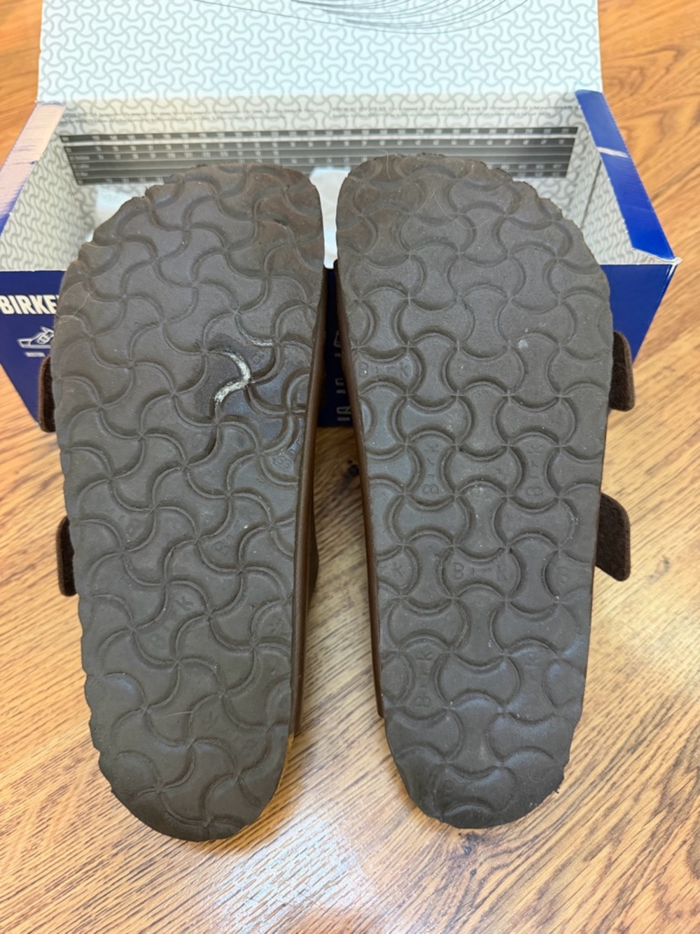 Birkinstock Arizona BS dark brown sz 38 - Picture 8 of 10